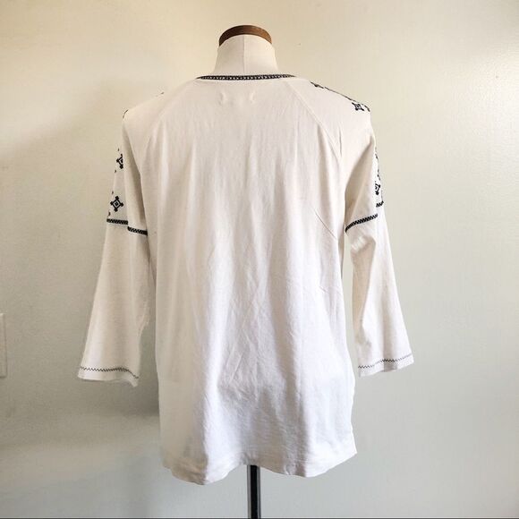 Madewell Cotton Embroidered tunic top - Picture 6 of 8
